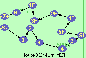 Route >2740m  M21