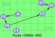 Route >5990m  M50