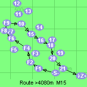 Route >4080m  M15
