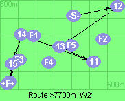 Route >7700m  M40