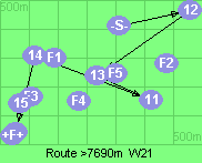 Route >7690m  W21