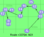 Route >3370m  M21
