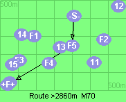Route >2860m  M70