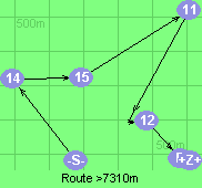 Route >7310m