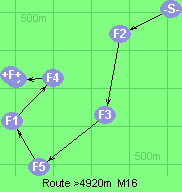 Route >4920m  M16