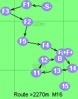 Route >2270m  M16