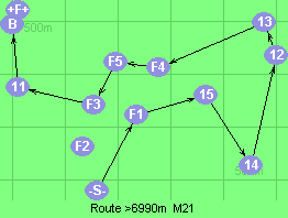 Route >6990m  M21