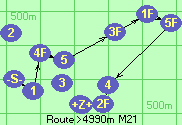 Route >4990m  M21