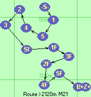 Route >2120m  M21