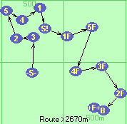 Route >2670m  M16