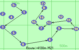 Route >4130m  M21