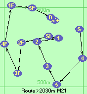 Route >2030m  M21