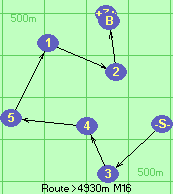 Route >4930m  M16