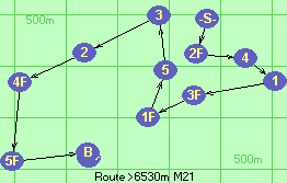 Route >6530m  M21