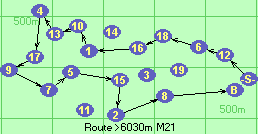 Route >6030m  M21