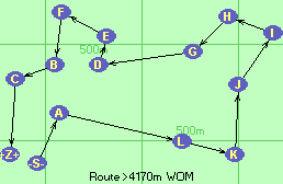 Route >4170m  WOM