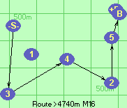 Route >4740m  M16