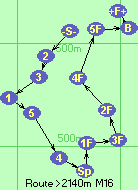 Route >2140m  M16