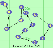 Route >2330m  M21