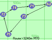 Route >3240m  M70