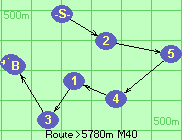 Route >5780m  M40