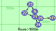 Route >1600m