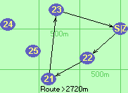 Route >2720m  M80
