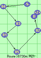Route >6730m  M21
