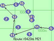 Route >6420m  M21
