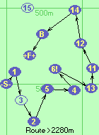S-1*3-2-5-4-6!-13-11-12-14-B-F