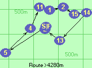S-5-4-11-1-2-15-14-13-B-F