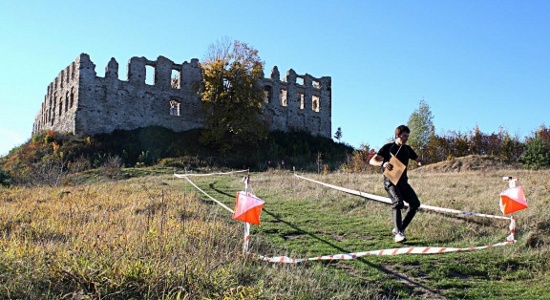 Zieleinlauf an der Burg Rabsztyn